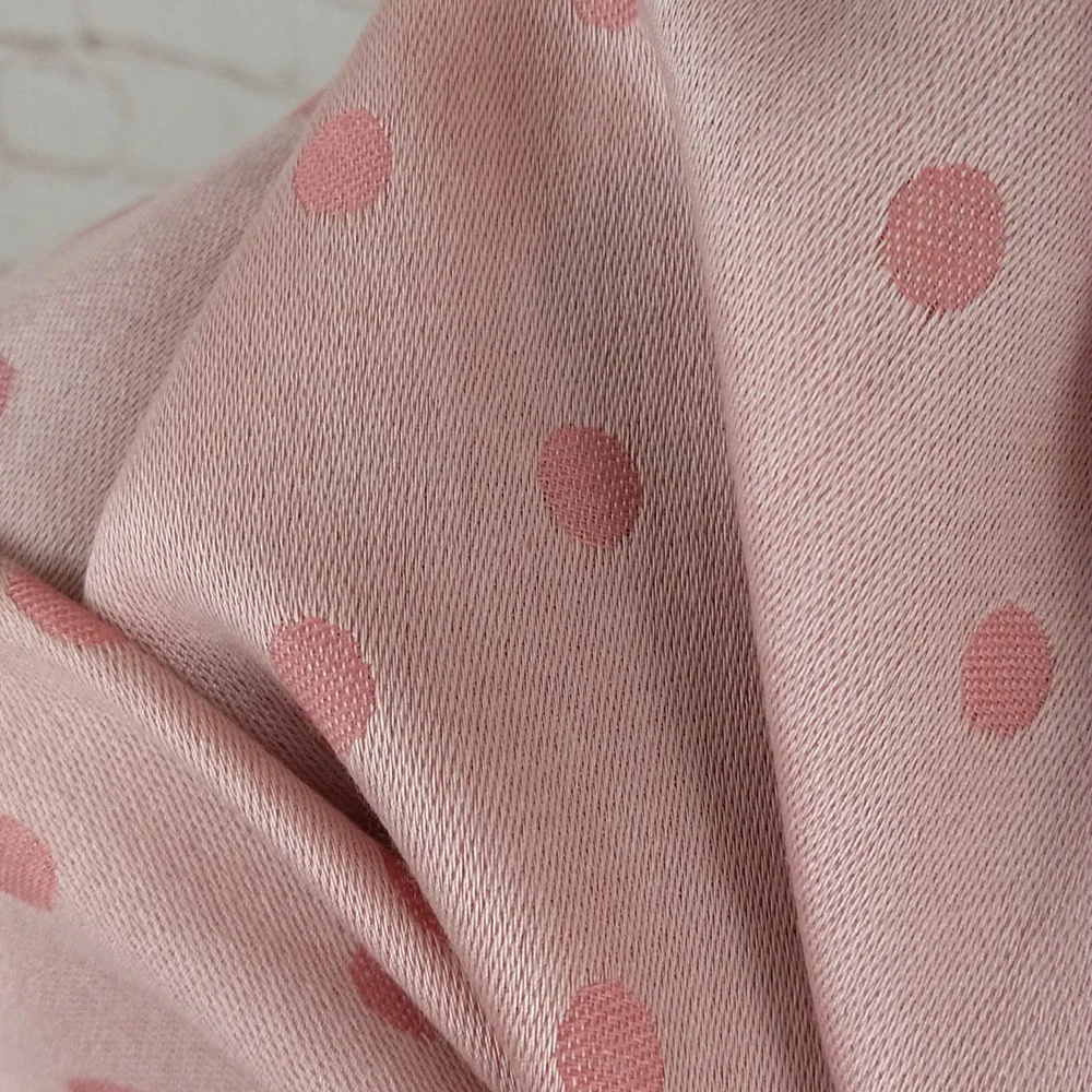 NWOT Pink Polkadot Pashmina